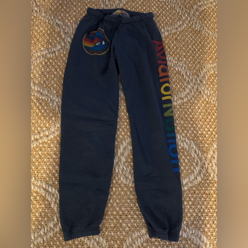 Aviator Nation Sweatpants with Rainbow Logo Women’s XS